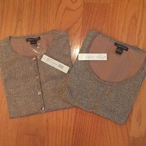 Cardigan with Tank set.